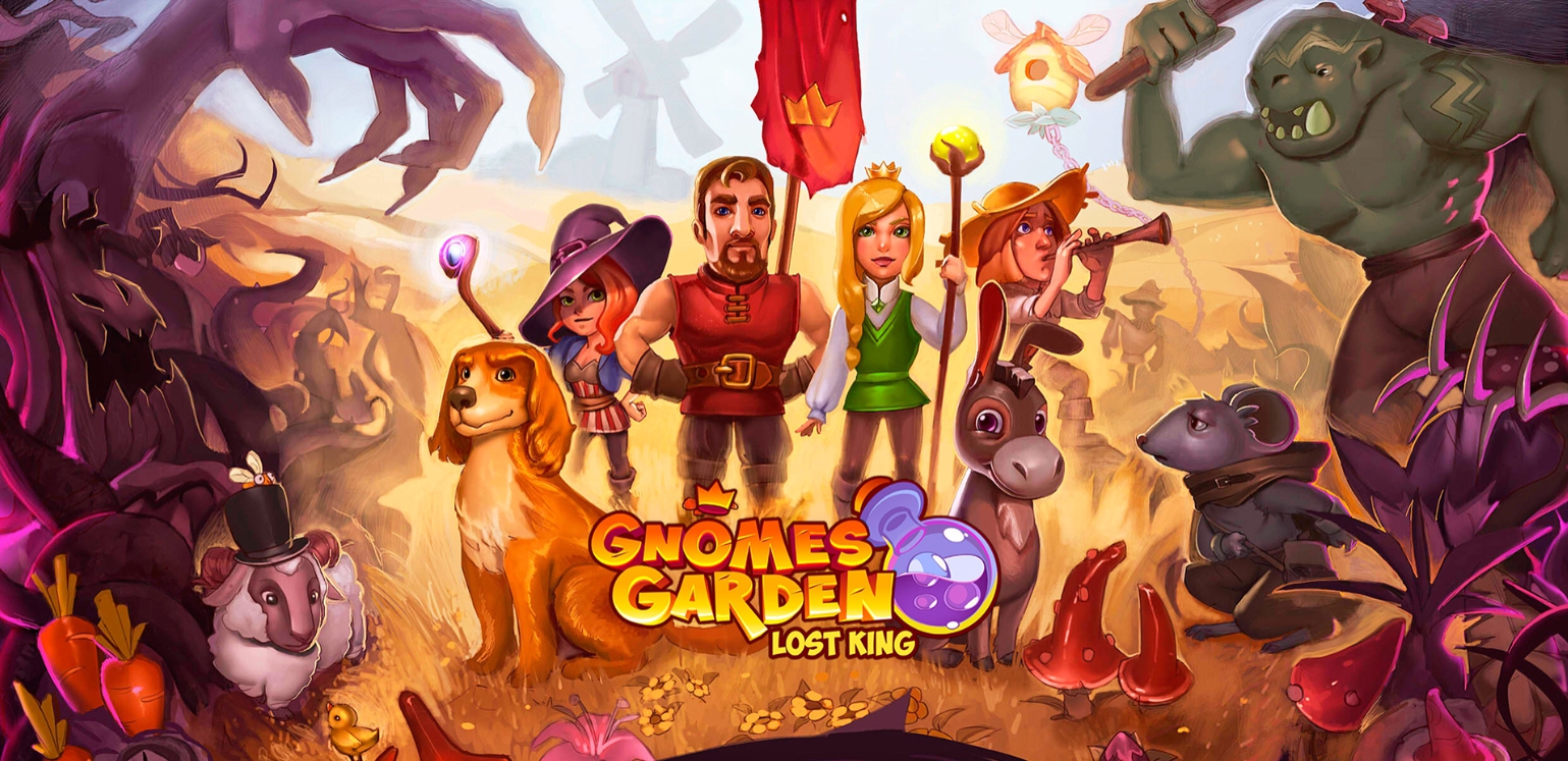 Hit mobile game Gnomes Garden: a fairytale world. They made innovative gameplay, stunning visuals, and rich storytelling to the client.