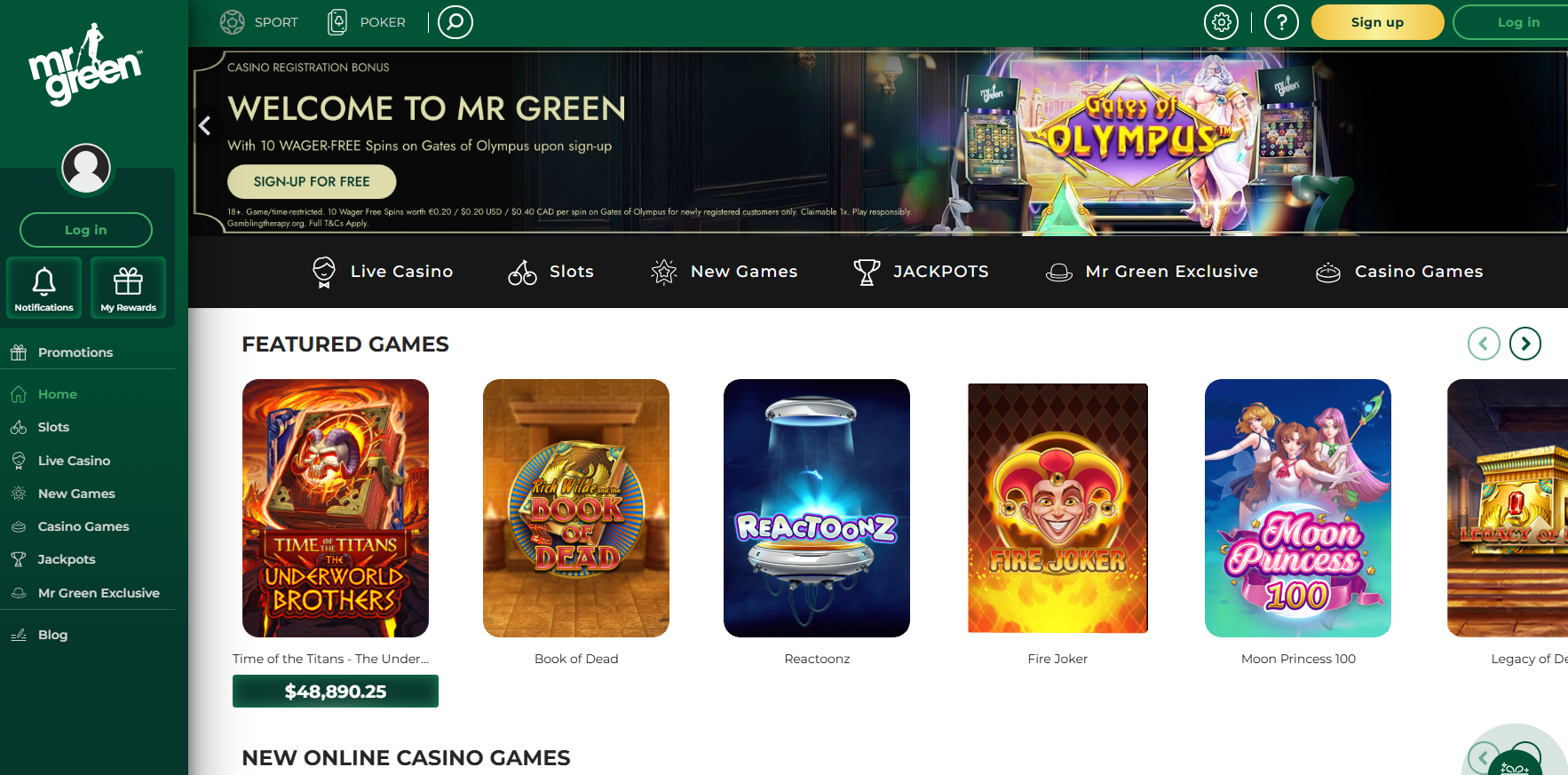 mr green casino