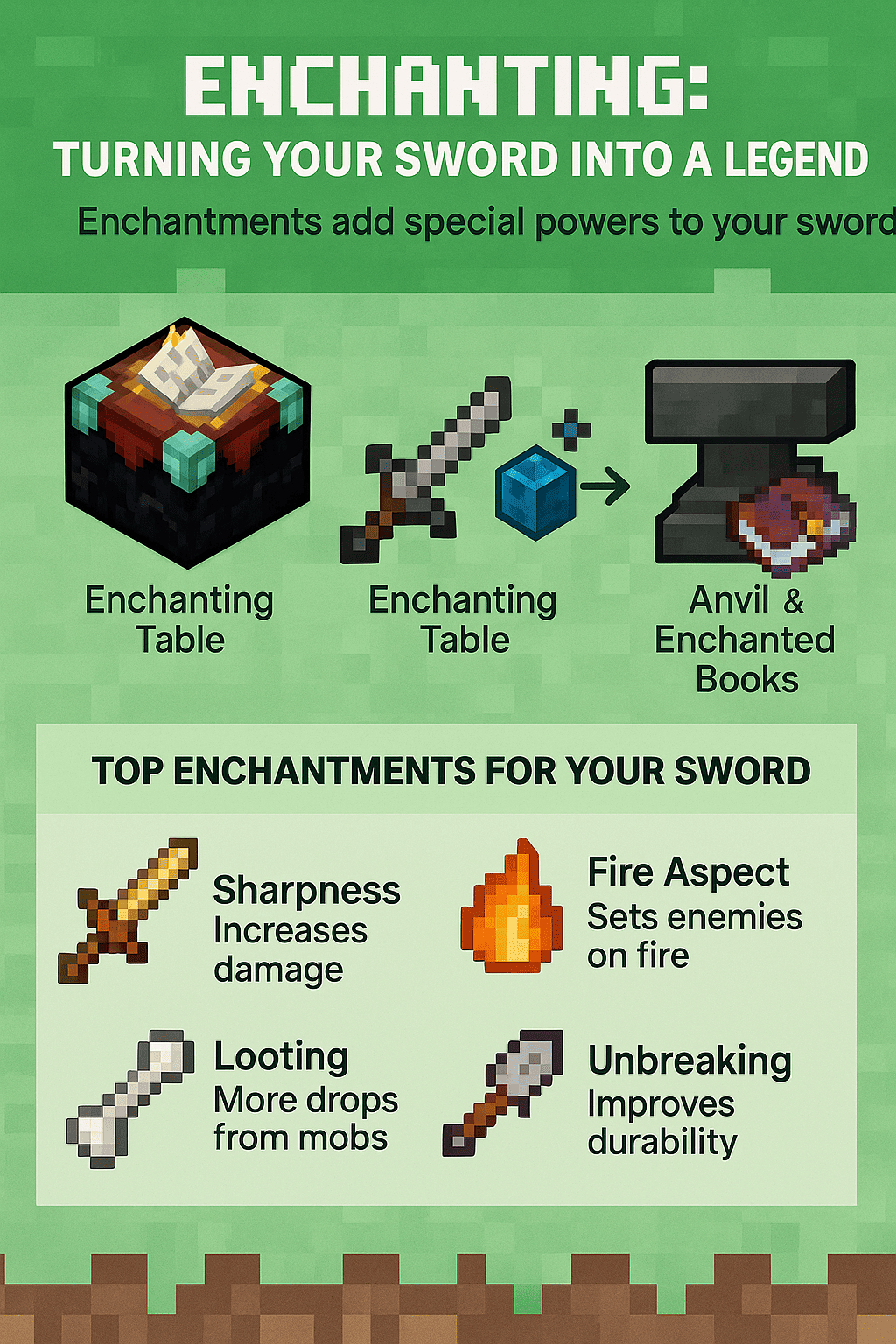 Minecraft sword crafting table, crafting a sword in Minecraft