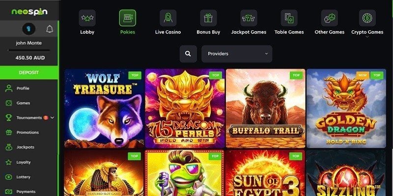 online pokies AU