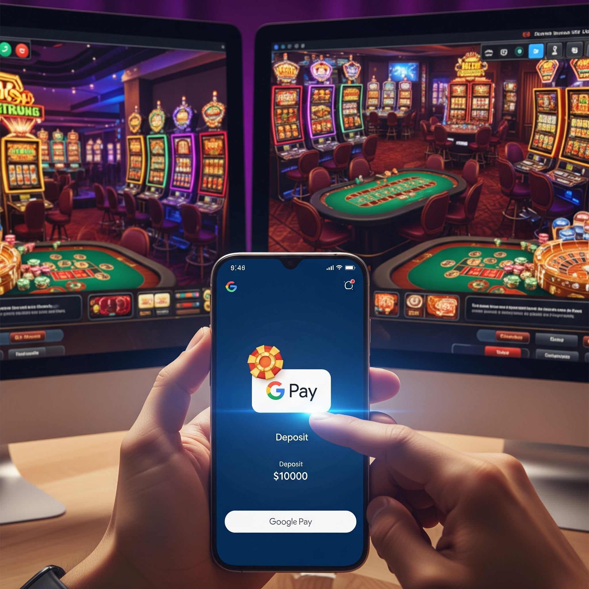 google pay online casino