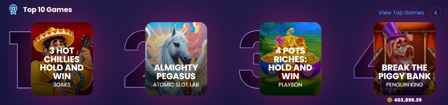 modo casino games